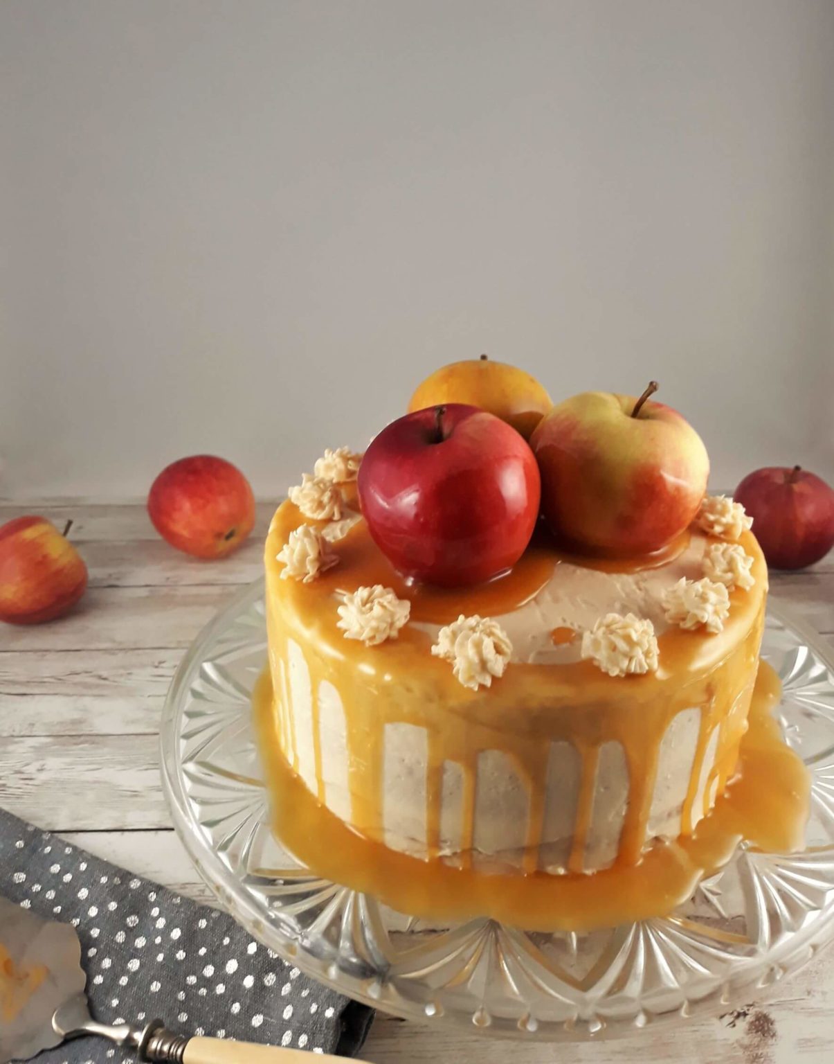 Apfel-Karamell-Torte - verfluchtlecker