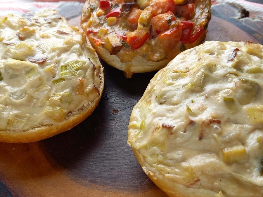 Flammkuchen-Brötchen